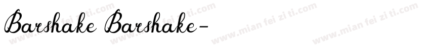 Barshake Barshake字体转换